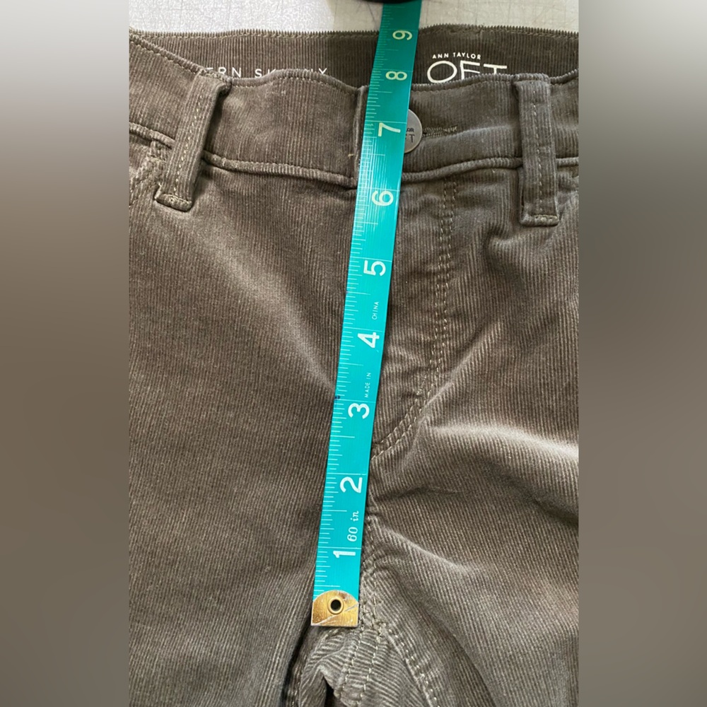 LOFT Dark grey Corduroy Pants - Picture 9 of 11